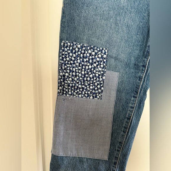 J. Crew Premium Edition Patchwork Slim Boyfriend Jeans - Picture 3 of 10